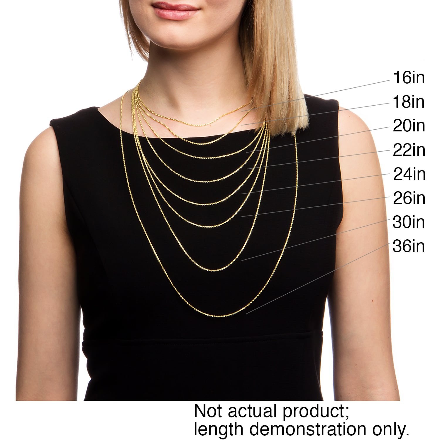 14K Yellow Gold 4.5mm Paperclip Necklace